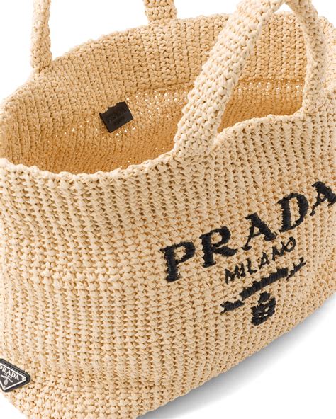 prada wicker purse|Prada raffia tote bag.